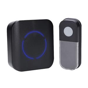 Solight 1L82B, bezdrôtový zvonček, do zásuvky, 180m, čierny, learning code