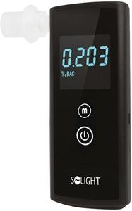 Solight 1T04A, alkohol tester, 0,0 - 3,0‰ BAC, presnosť 0,1‰