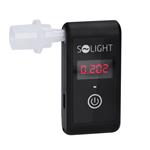 Solight 1T09, alkohol tester mini, Fuel Cell, 0,0 - 5,0‰ BAC,citlivosť 0,08‰