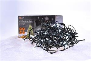 Solight 1V06-W, LED vonkajšia vianočná reťaz, 200 LED, 10m, studená biela