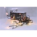 Solight 1V06-WW, LED vonkajšia vianočná reťaz, 200 LED, 10m, teplá biela