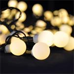 Solight 1V08-RGB, LED 2v1 vonkajšia vianočná reťaz, gule, diaľkový ovládač, 100LED, RGB + biela, 10m+ 5m, 8 funkcií, IP4