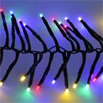 Solight 1V11-M, LED vonkajšia vianočná reťaz s diaľkový ovládaním a zvukovým senzorom - Cluster, 576 LED, 8 funkcií, čas