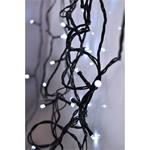 Solight 1V110-W, LED vonkajšia vánočná reťaz, 50 LED, 5m, prívod 3m, 8 funkcií, časovač, IP44, studená biela