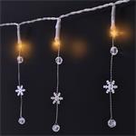 Solight 1V235, LED reťaz s ozdobnými príveskami 20LED, 60x mini dekorácie, 2m, 2x AA