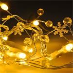 Solight 1V235, LED reťaz s ozdobnými príveskami 20LED, 60x mini dekorácie, 2m, 2x AA
