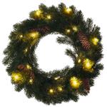 Solight 1V239, vianočný veniec, priemer 40cm, 15LED, 3x AA, IP44, časovač
