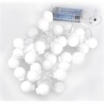 Solight 1V274, LED vianočná reťaz farebné gule