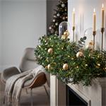 Solight 1v300, LED vianočná girlanda s ihličím, 3m, 48x LED, časovač, 3xAA, IP44