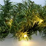 Solight 1v300, LED vianočná girlanda s ihličím, 3m, 48x LED, časovač, 3xAA, IP44