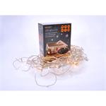 Solight 1V401-WW, LED vianočné záves, cencúle, 360 LED, 9m x 0,7m, prívod 6m, vonkajšie, teplé biele svetlo