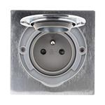 Solight 5B320, vstavaná podlahová zásuvka, IP55