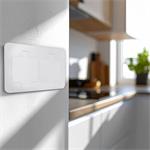 Solight 5B323W, vstavaná podlahová dvojzásuvka, IP55, matná biela, obdĺžnikové viečko