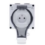 Solight 5B350, zásuvka IP66, vodotesná a prachotesná