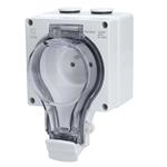 Solight 5B350, zásuvka IP66, vodotesná a prachotesná