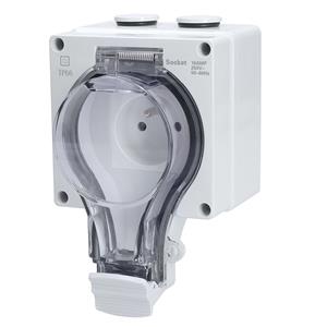 Solight 5B350, zásuvka IP66, vodotesná a prachotesná