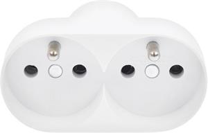 Solight 5E54, sieťova rozbočka 230V, dvojnásobná