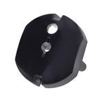 Solight 5E61B, bezpečnostná zátka čierna, sada 5ks + 1 kľúčik