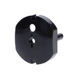 Solight 5E61B, bezpečnostná zátka čierna, sada 5ks + 1 kľúčik