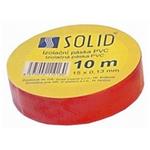 Solight AP01R, izolačná páska, 15mm x 0,13 mm x 10m, červená