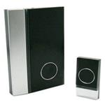 Solight bezdrôtový zvonček, 100m, čiernošedý, vodeodolný, napájanie: batéria