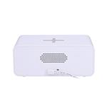 Solight CA07W, digitálny budík s Qi bezdrôtovú nabíjačkou, biela