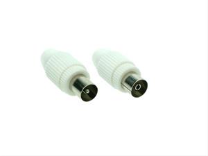 Solight COAX konektor + COAX zdierka, priame, blister