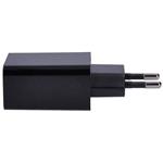 Solight DC48, USB nabíjací adaptér, 2x USB, 3400mA max., AC 230V, čierny