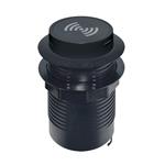 Solight DC64BW-PD20, USB A+C 20W PD+ Wireless 15W výsuvná nabíjačka, čierna