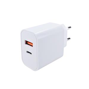 Solight DC71, USB A+C nabíjací adaptér, 20W, fast charger