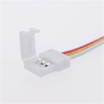Solight dlhý flexibilný konektor pre 8mm LED pásky, 3pinový, 10cm