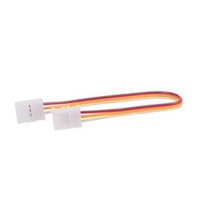 Solight dlhý flexibilný konektor pre 8mm LED pásky, 3pinový, 10cm