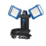 Solight duálny prenosný LED reflektor so zásuvkou