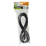 Solight flexo šnúra, 2.5m, 3 x 1.5mm2, gumová, čierna