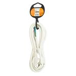 Solight flexo šnúra, 3x 1,5mm2, biela, 3m