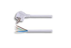 Solight flexo šnúra, 3x 1mm2, biela, 5m