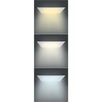 Solight LED mini panel CCT, podhľadový, 12W, 900lm, 3000K, 4000K, 6000K, štvorcový