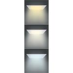Solight LED mini panel CCT, podhľadový, 12W, 900lm, 3000K, 4000K, 6000K, štvorcový