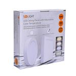 Solight LED mini panel CCT, prisazený, 12W, 900lm, 3000K, 4000K, 6000K, štvorcový