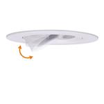 Solight LED podhľadové svietidlo bodové, 9W, 720lm, 3000K, okrúhle, 38°, biele