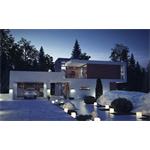 Solight LED prisadené dekoratívne svetlo vonkajšie, IP65, 105lm, 4100K, horizontálne, antracit