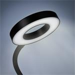 Solight LED stmievateľná stolná lampička s klipom, 300lm, nastaviteľná teplota svetla, USB