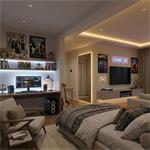 Solight LED svetelný pás, RGB, 3m, sada s 12V adaptérom a DO, 7,2W/m, IP20