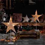 Solight LED vianočná hviezda stolná, 10x LED, 3x AA