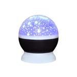 Solight LED vianočná projekčná guľa, multicolor, 9 režimov, otáčanie, USB, 4x AAA