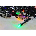Solight LED vonkajšia vánočná reťaz, 50 LED, 5,0m, prívod 3m, 8 funkcií, časovač, IP44, viacfarebný