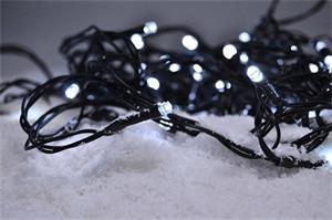 Solight LED vonkajšia vianočná reťaz, 400 LED, 20m, studená biela