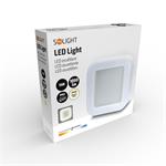 Solight LED vonkajšie osvetlenie Frame, 15W, 1050lm, 4000K, IP65, 19cm