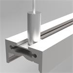 Solight LED závesné osvetlenie, 15W, 960lm, 4000K, 100cm, hranol