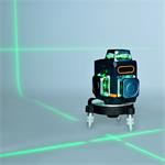 Solight LLM360, laserová vodováha 12 línií, 360 °, zelený laser